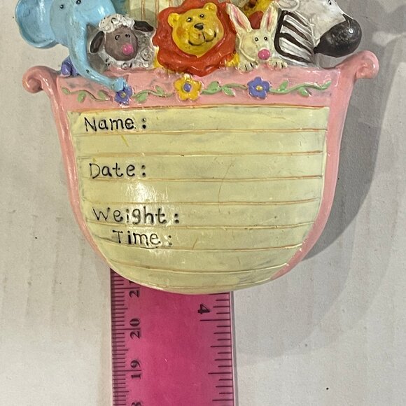 Baby's Personalizable Ornament Noah's Ark Design First Christmas Nursery Decor - Picture 7 of 9